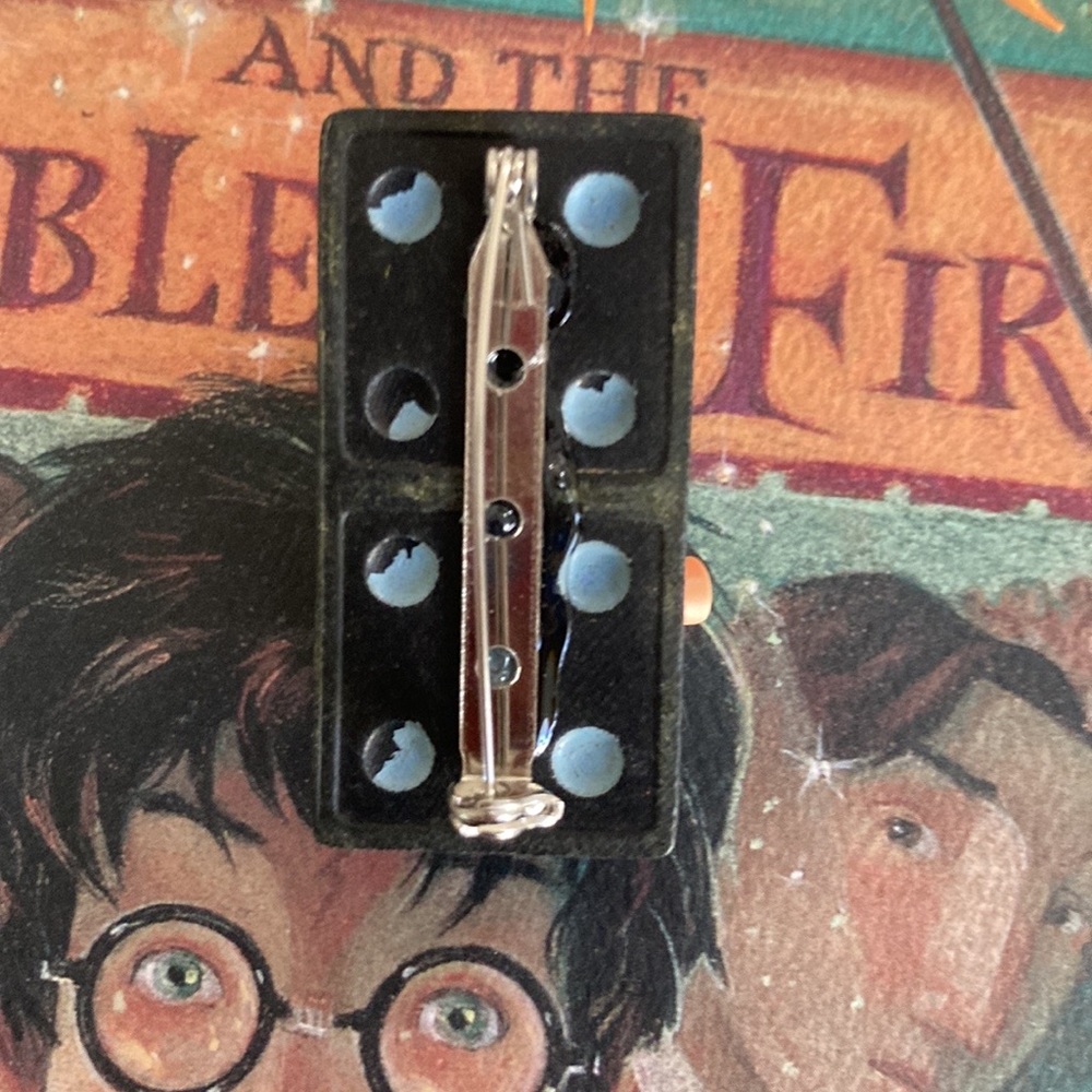 Cho Chang minifig domino brooch pin NEW handmade by me quirky Harry Potter - Picture 4 of 7